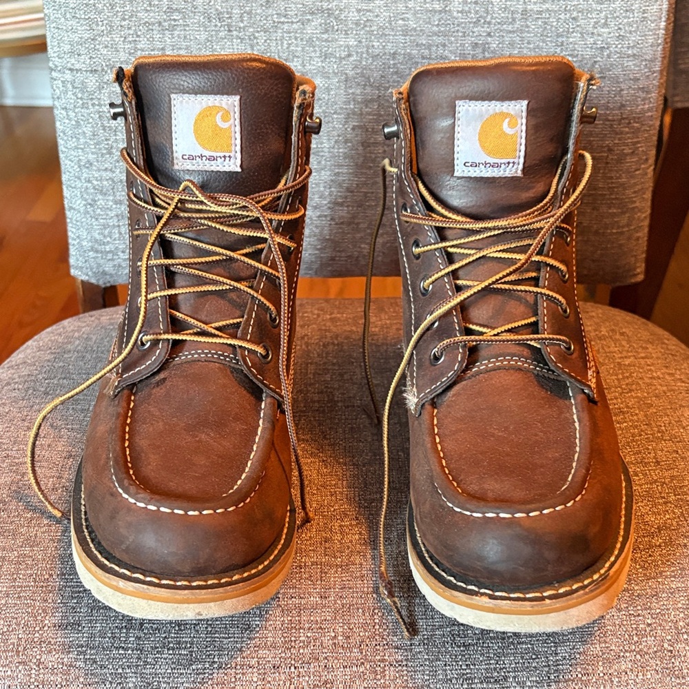 Carhartt Men's Dark Brown Leather Boots